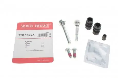 Направляющая суппорта (переднего/к-кт) Citroen Jumpy/Opel Combo/Peugeot Expert 01- QUICK BRAKE 113-1432X