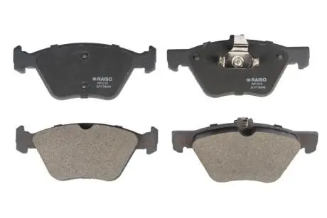 Колодки гальмівні диск. перед. MB E-Class (S210/W210)/S-Class (W220) 95-08 RAISO RP1215