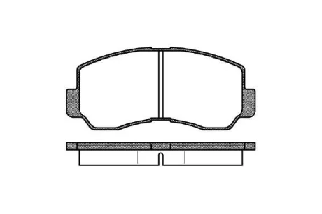 Колодки гальмівні дискові (комплект 4 шт) REMSA 0094.40