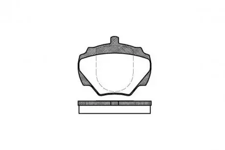 Колодки гальмівні дискові REMSA 0222.00