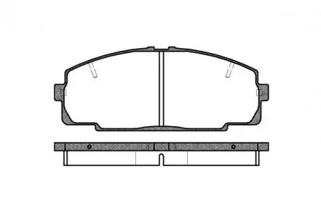 Колодки гальмівні дискові REMSA 0421.20
