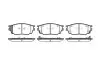 Колодка тормозов. диск. MAZDA 6 (GG) передн. (выр-во) REMSA 0800.22 (фото 3)