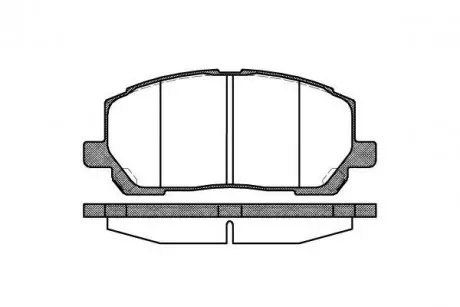 Колодки гальмівні дискові REMSA 0855.00