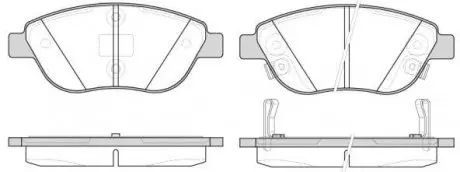 Колодки гальмівні дискові REMSA 0859.32