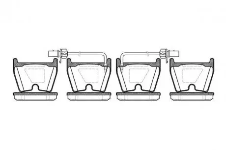 Колодки гальмівні дискові REMSA 0896.02