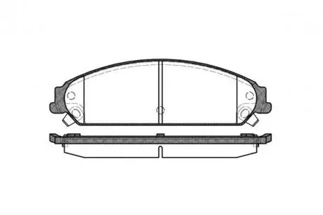 Колодки гальмівні дискові REMSA 1128.08