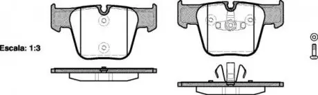 Колодки гальмівні дискові REMSA 1218.00