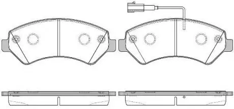 Колодки гальмівні дискові REMSA 1275.22