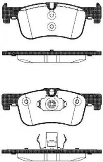 Колодки гальмівні дискові REMSA 1478.10