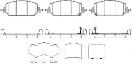 Колодки тормозные дисковые REMSA 1508.22