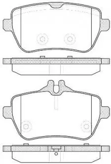 Колодки гальмівні дискові REMSA 1535.00