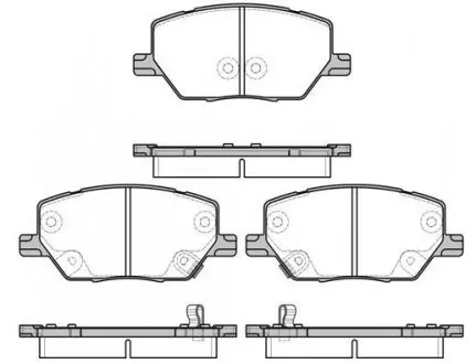 Колодки гальмівні дискові REMSA 1640.02