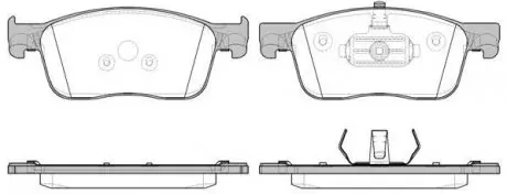 Колодки гальмівні дискові REMSA 1719.00