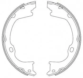 Колодки гальмівні барабанні REMSA 4282.00