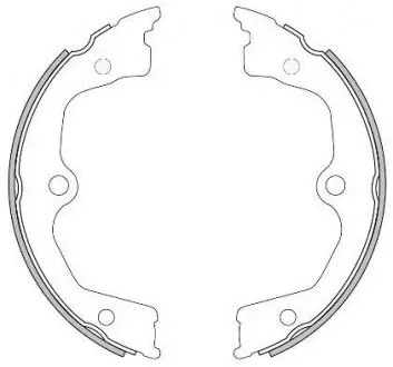 Колодки гальмівні барабанні REMSA 4626.00