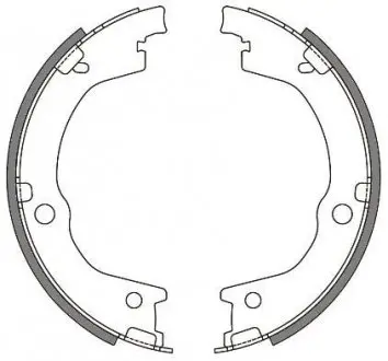 Колодки гальмівні барабанні REMSA 4644.00