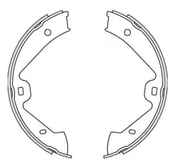 Колодки гальмівні барабанні REMSA 4675.00