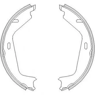 Колодки гальмівні барабанні REMSA 4726.00