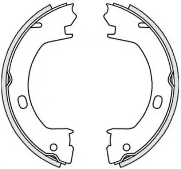 Колодки гальмівні барабанні REMSA 4739.00