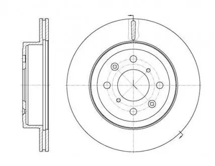 Диск гальмівний REMSA 61038.10
