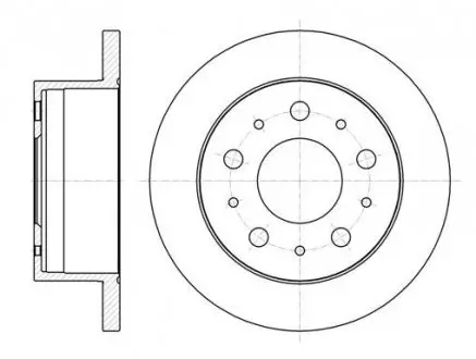 Диск гальмівний REMSA 61056.00