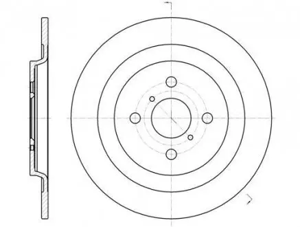 Диск гальмівний REMSA 61173.00
