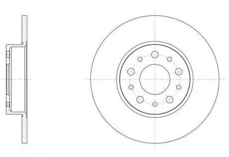Диск гальмівний REMSA 61500.00