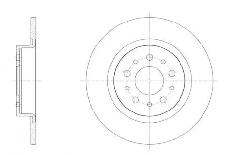 Диск гальмівний REMSA 61558.00