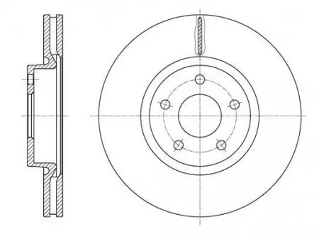 Диск гальмівний REMSA 61562.10