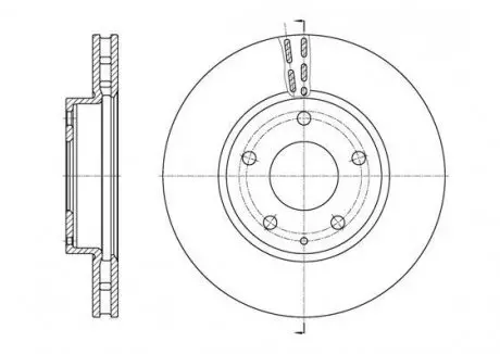 Диск гальмівний REMSA 61573.10