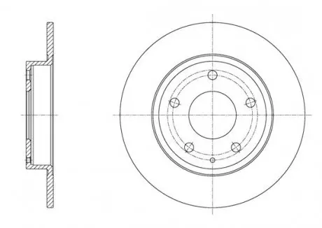 Диск гальмівний REMSA 61575.00