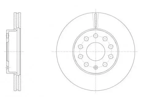Диск гальмівний REMSA 61586.10