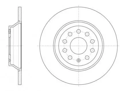 Диск гальмівний REMSA 61587.00