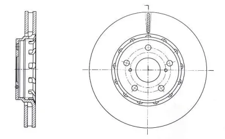 Диск гальмівний REMSA 61593.10