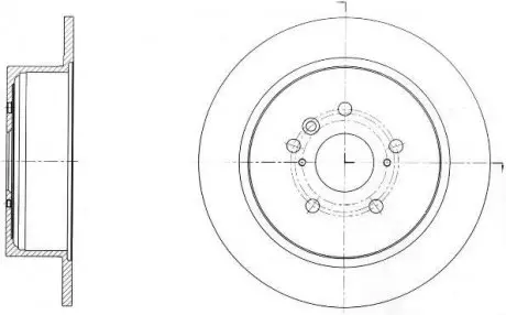 Диск гальмівний REMSA 61650.00