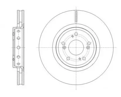 Диск гальмівний REMSA 61658.10