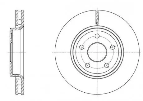 Диск гальмівний REMSA 61668.10
