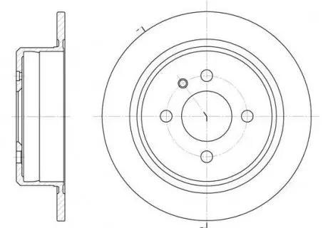 Диск гальмівний REMSA 6197.00