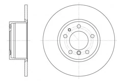 Диск гальмівний REMSA 6347.00
