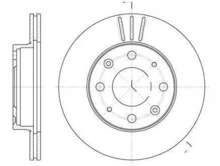 Диск гальмівний REMSA 6368.10