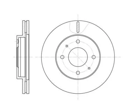 Диск гальмівний REMSA 6391.10