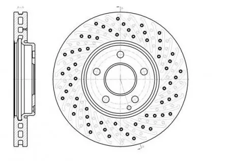 Диск гальмівний REMSA 6943.10