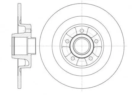 Диск гальмівний REMSA 6999.00