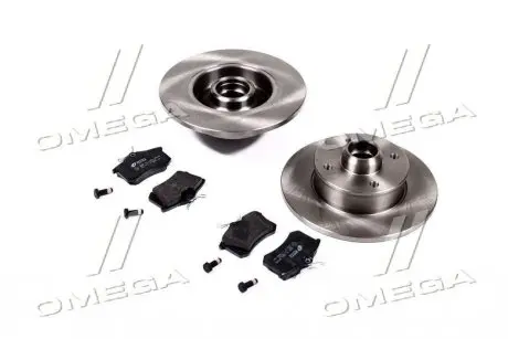 Комплект тормозной задн. SEAT CORDOBA, TOLEDO 01/91-10/99,VW GOLF 08/91-09/97 REMSA 8263.02