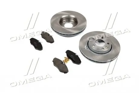 Комплект тормозной передн. NISSAN PRIMASTAR 01-,OPEL VIVARO 06- REMSA 8834.01