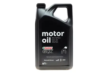Олива моторна Castrol GTX RN 720 5W-30, 5л. RENAULT 7711658108