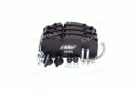 Колодка тормозов. диск. LONG LIFE (компл. на ось) BPW SKH RIDER RD 29165STD