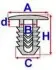 Кліпси, затискачі і кріплення ROMIX ROMC70113 (фото 2)