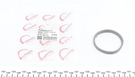 Прокладка заслонки дроссельной Renault Megane II 1.4/1.6 16V 03- (K4M/K4J) ROTWEISS RWS1771