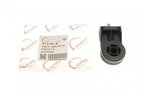 Подушка радиатора Fiat Doblo 1.3D/1.4/1.9D 04- ROTWEISS RWS3112